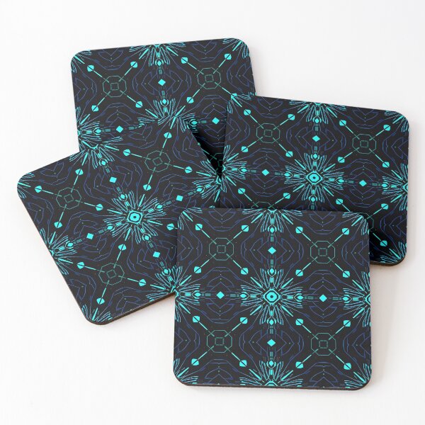 Item preview, Futuristic Tech Circuit Pattern – Digital Grid Geometric Design designed and sold by Trendymart-shop.