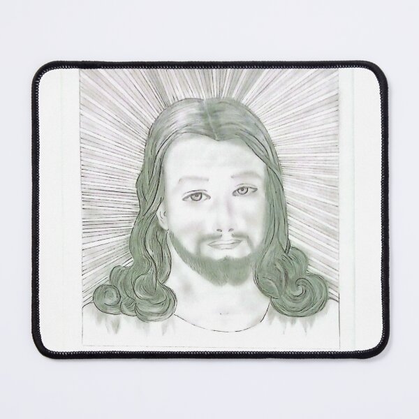 Item preview, Ritratto Sacro – Disegno a Matita con Aureola designed and sold by DisegniPersonalizzati di irka87.