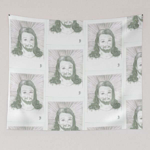 Item preview, Ritratto Sacro – Disegno a Matita con Aureola designed and sold by DisegniPersonalizzati di irka87.