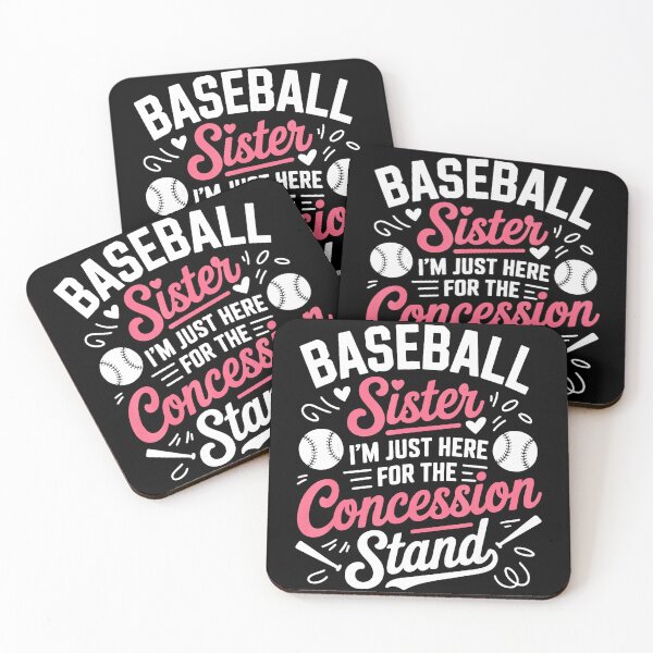 Item preview, Baseball Sister I'm Just Here For The Concession Stand Funny Baseball Quote designed and sold by zamiokaline.