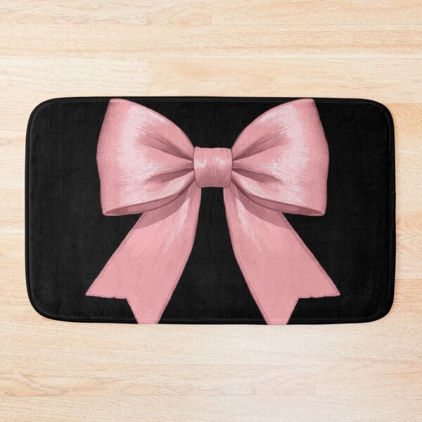 Item preview, Pink bow on black – Coquette Bow Aesthetic Design designed and sold by LAtelierNoir.