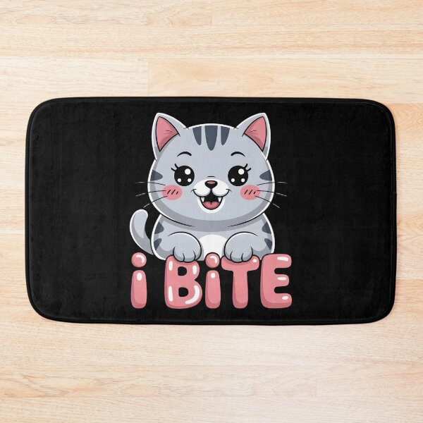 Item preview, Spicy Kawaii Cat I Bite Funny Grey Tabby designed and sold by AmazingViews.
