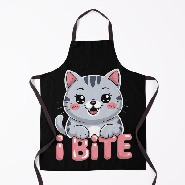 Item preview, Spicy Kawaii Cat I Bite Funny Grey Tabby designed and sold by AmazingViews.