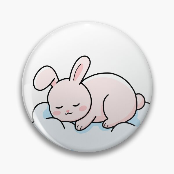 Item preview, Cute Sleeping Bunny On Cloud designed and sold by artwithsushie.