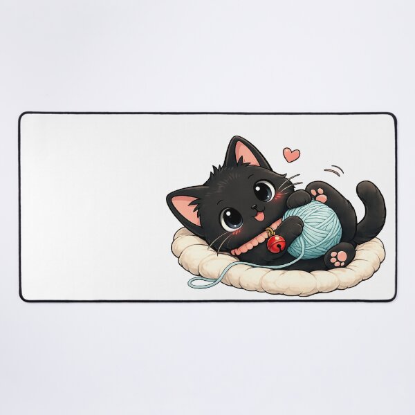 Item preview, O-liang The Black Cat - Playing with yarn designed and sold by Momotari_June.