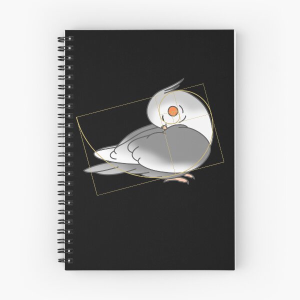 Item preview, fibonacci cockatiel designed and sold by FandomizedRose.