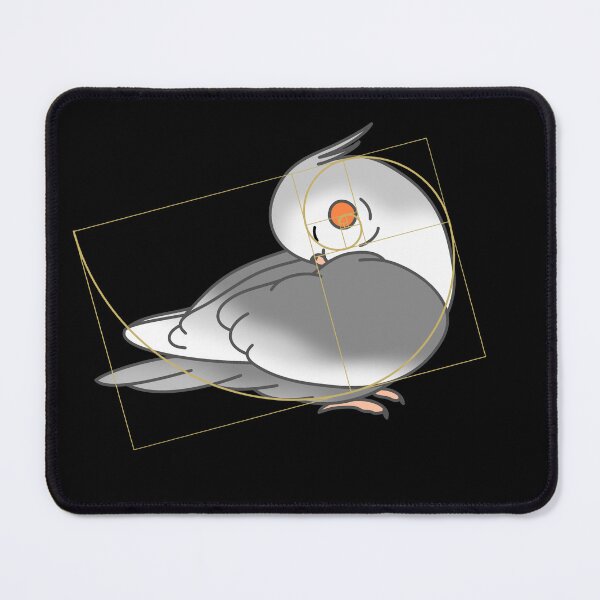 Item preview, fibonacci cockatiel designed and sold by FandomizedRose.