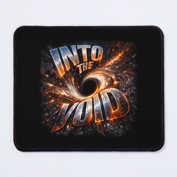Item preview, Into the Void - Gravitational Typography Cosmic Design designed and sold by MKreative Studio.