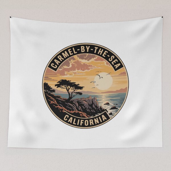 Item preview, Carmel-by-the-Sea California: Cypress Tree Sunset designed and sold by CircinusStore.