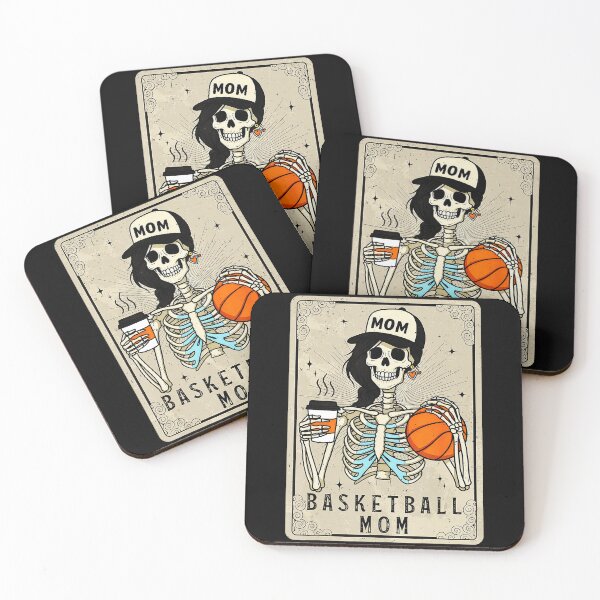 Item preview, Basketball Mom Skeleton Tarot Card Style Illustration designed and sold by zamiokaline.