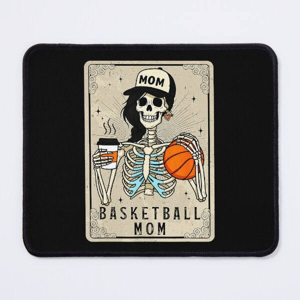 Item preview, Basketball Mom Skeleton Tarot Card Style Illustration designed and sold by zamiokaline.