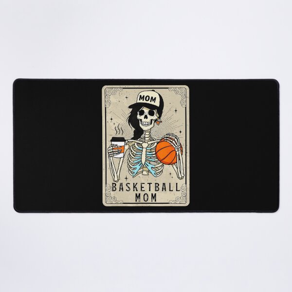 Item preview, Basketball Mom Skeleton Tarot Card Style Illustration designed and sold by zamiokaline.
