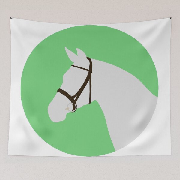 Item preview, Minimalist grey horse portrait designed and sold by DutchVulture.