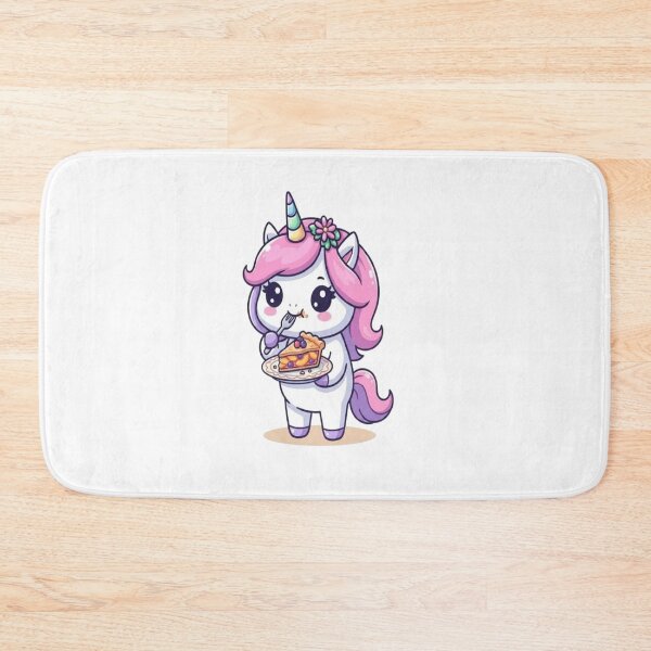 Item preview, Kawaii Unicorn Eating Pie designed and sold by Ella_Sketch.
