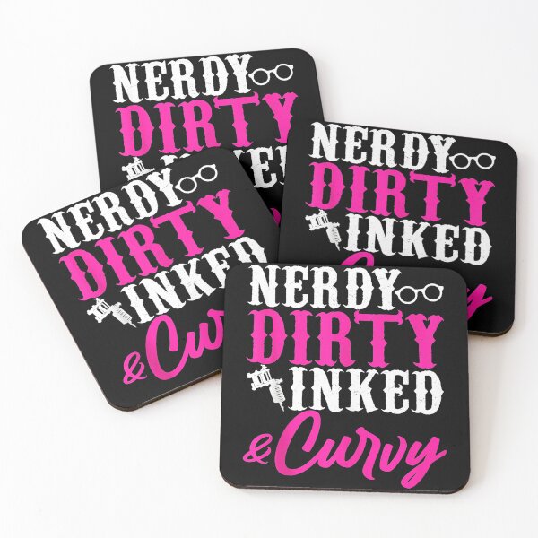 Item preview, Nerdy Dirty Inked And Curvy Bold Attitude Quote Design designed and sold by Modaozushi216.