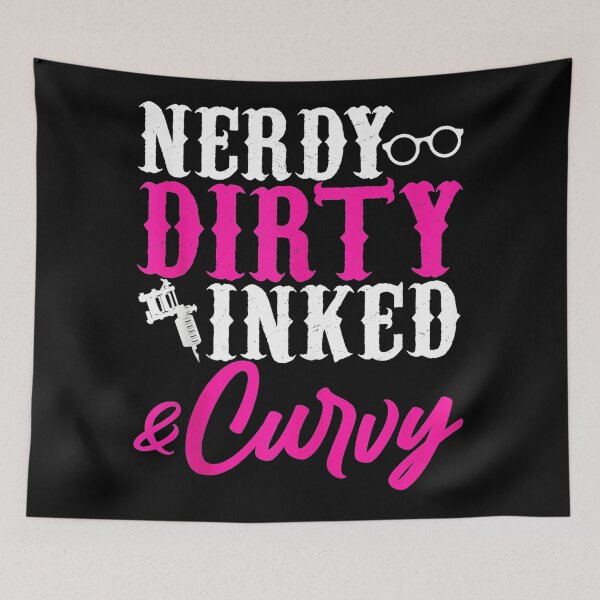 Item preview, Nerdy Dirty Inked And Curvy Bold Attitude Quote Design designed and sold by Modaozushi216.