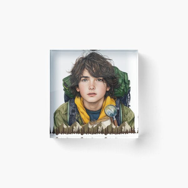 Item preview, Young Wilderness Explorer – Curious Adventure designed and sold by Angellacelin.