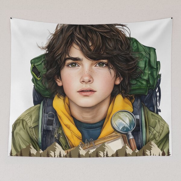 Item preview, Young Wilderness Explorer – Curious Adventure designed and sold by Angellacelin.