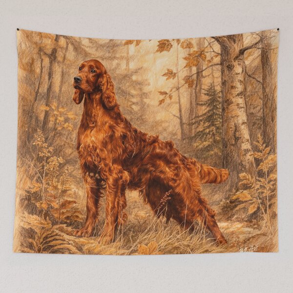 Item preview, Legendary Irish Setter – Classic Hunting Dog Art designed and sold by TammyHunterArt.