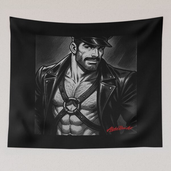 Item preview, Alpha Dom Art: Limited Edition Alpha Presence Tom of Finland Tribute Berlin Pride Graphic designed and sold by ItsAKinkThing.