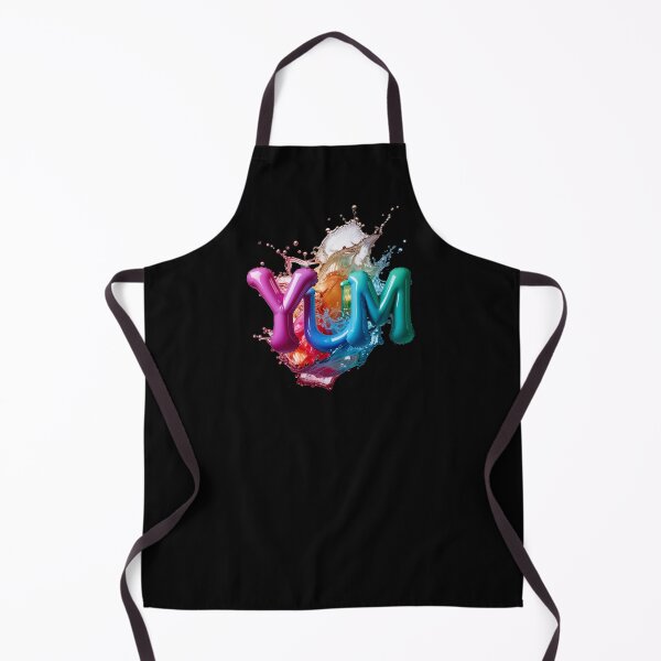 Item preview, Futuristic 3D YUM Bubble Chrome Typography Art designed and sold by icemanphotos.