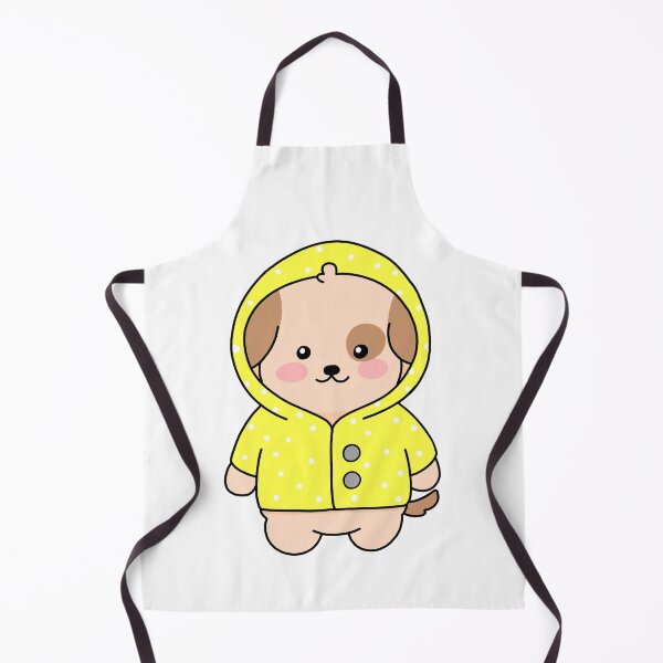 Item preview, Cute Puppy In Yellow Raincoat designed and sold by artwithsushie.