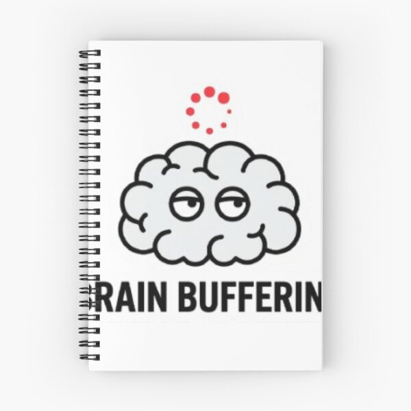 Item preview, Brain Buffering Sticker – Funny Tech Humor – Minimal Brain Status Design designed and sold by Vegasstickers.