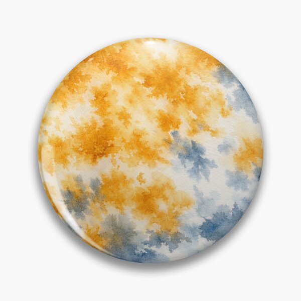 Item preview, Golden Ember and Misty Blue Abstract Watercolor Texture designed and sold by optimusprime39.