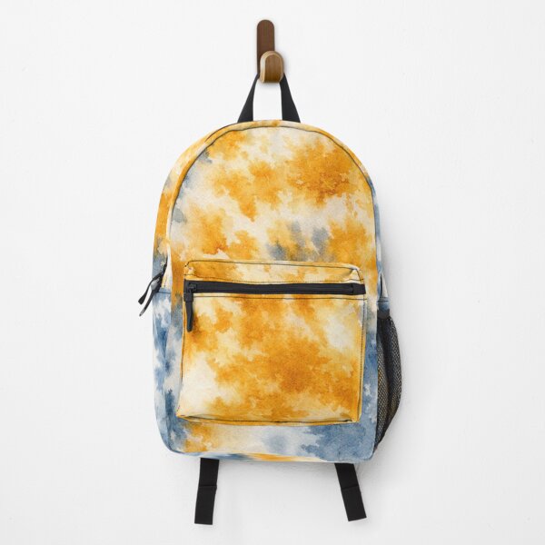 Item preview, Golden Ember and Misty Blue Abstract Watercolor Texture designed and sold by optimusprime39.