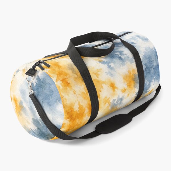 Item preview, Golden Ember and Misty Blue Abstract Watercolor Texture designed and sold by optimusprime39.