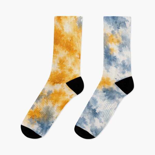Item preview, Golden Ember and Misty Blue Abstract Watercolor Texture designed and sold by optimusprime39.