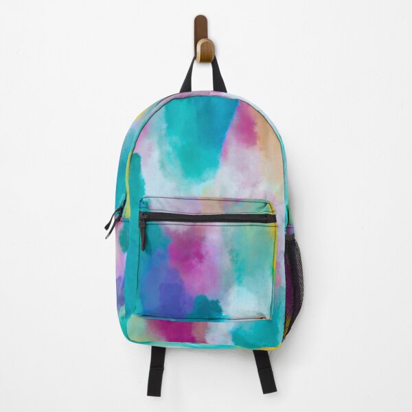 Item preview, Vibrant Rainbow Watercolour Abstract | Colourful Modern Digital Painting designed and sold by Brightful Creations .