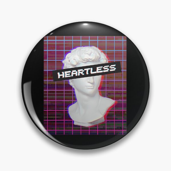 Item preview, Heartless Glitched Roman Bust Vaporwave Art designed and sold by dinnakelby.