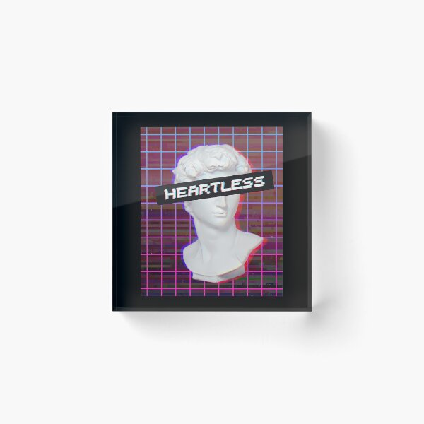 Item preview, Heartless Glitched Roman Bust Vaporwave Art designed and sold by dinnakelby.