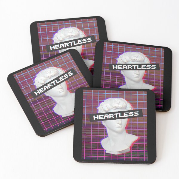 Item preview, Heartless Glitched Roman Bust Vaporwave Art designed and sold by dinnakelby.
