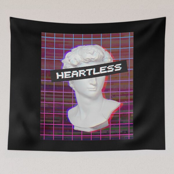 Item preview, Heartless Glitched Roman Bust Vaporwave Art designed and sold by dinnakelby.