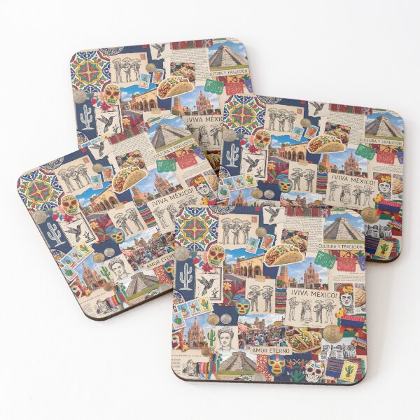 Item preview, Collage de Mexicore, álbum de recortes, estética mexicana, cultura, herencia, ambiente designed and sold by GlueGunEnergy.