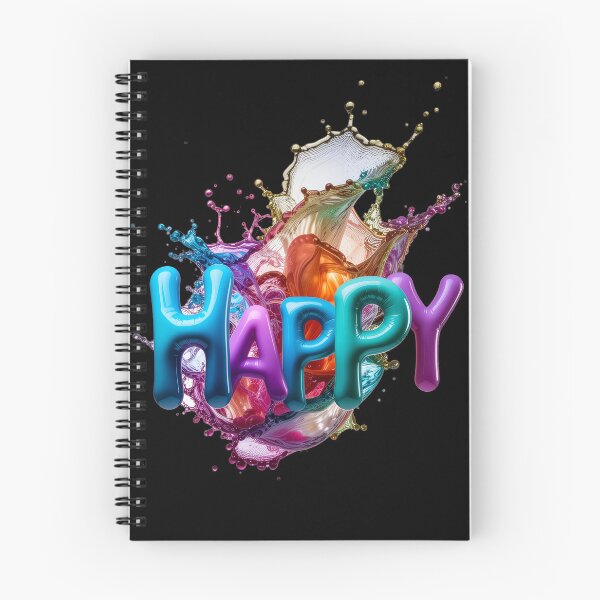 Item preview, Futuristic 3D Happy Bubble Chrome Typography Art designed and sold by icemanphotos.