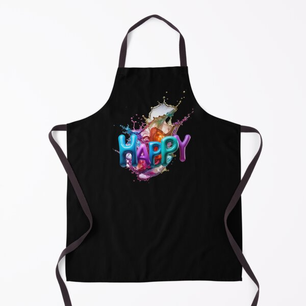 Item preview, Futuristic 3D Happy Bubble Chrome Typography Art designed and sold by icemanphotos.