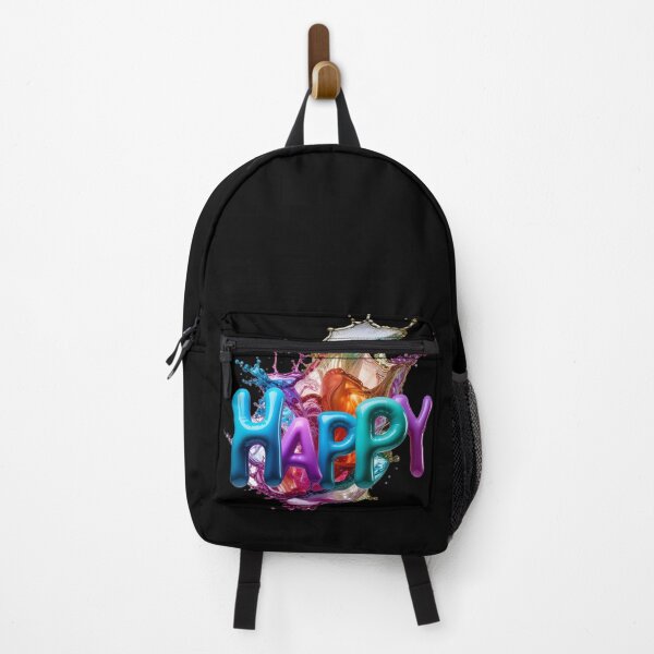 Item preview, Futuristic 3D Happy Bubble Chrome Typography Art designed and sold by icemanphotos.