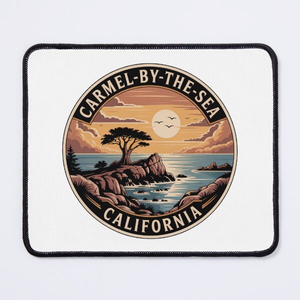 Item preview, Carmel-by-the-Sea California: Lone Cypress Rocky Cliffs designed and sold by CircinusStore.