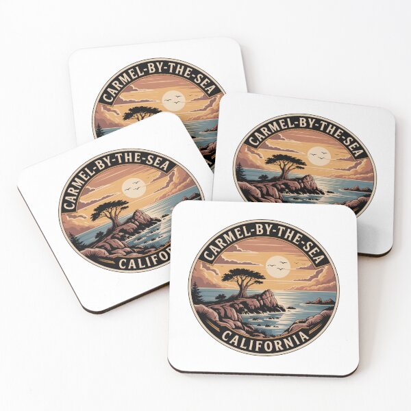 Item preview, Carmel-by-the-Sea California: Lone Cypress Rocky Cliffs designed and sold by CircinusStore.