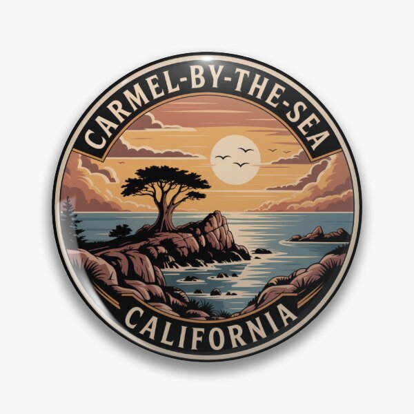 Item preview, Carmel-by-the-Sea California: Lone Cypress Rocky Cliffs designed and sold by CircinusStore.