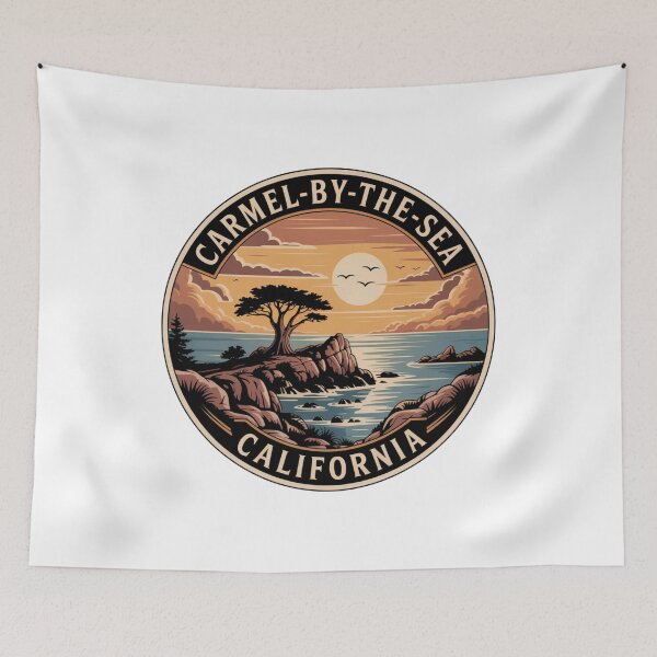 Item preview, Carmel-by-the-Sea California: Lone Cypress Rocky Cliffs designed and sold by CircinusStore.