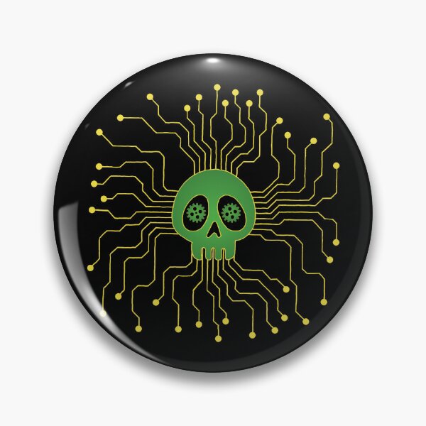 Item preview, Skull and microprocessor designed and sold by Lagueny.