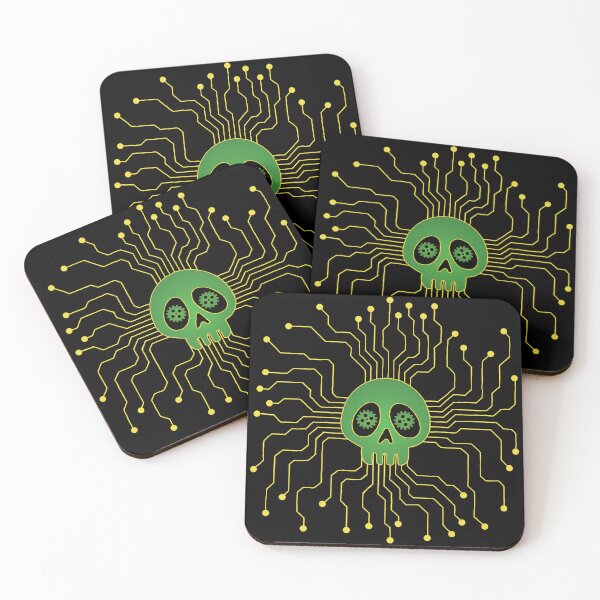 Item preview, Skull and microprocessor designed and sold by Lagueny.