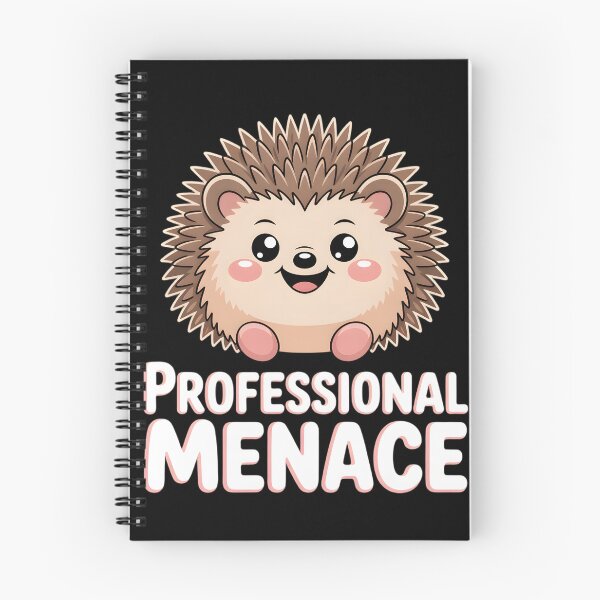 Item preview, Professional Menace Hedgehog Funny Ouch Mouse Spiky Floof Meme designed and sold by AmazingViews.