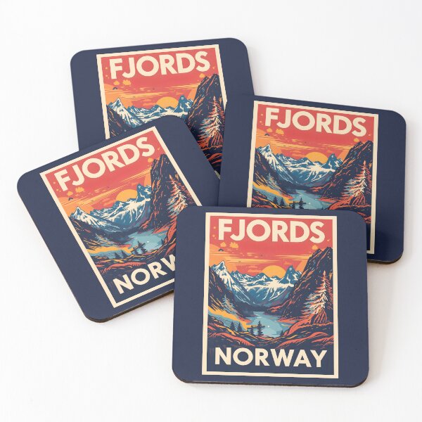 Item preview, Fjords - Norway  designed and sold by StudioRedKoala.