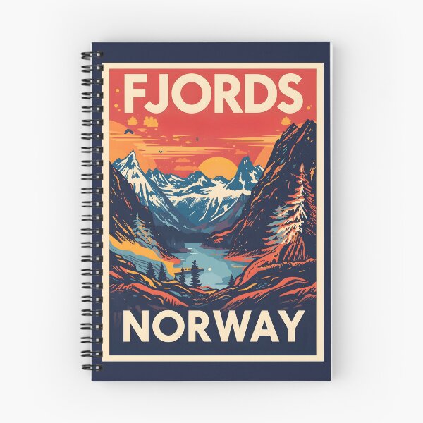 Item preview, Fjords - Norway  designed and sold by StudioRedKoala.