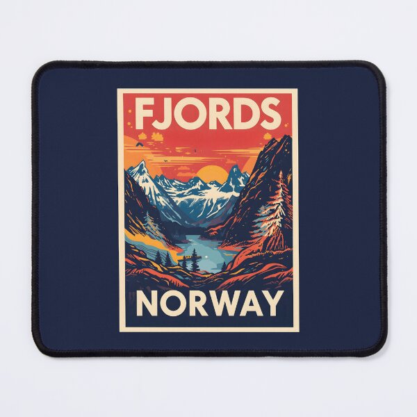 Item preview, Fjords - Norway  designed and sold by StudioRedKoala.